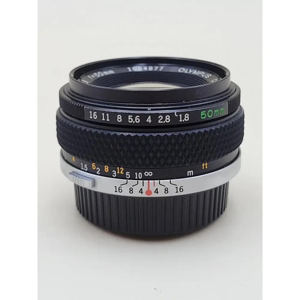 Olympus F.Zuiko Auto-S 50mm f/1.8 Standard 50mm Black Metal